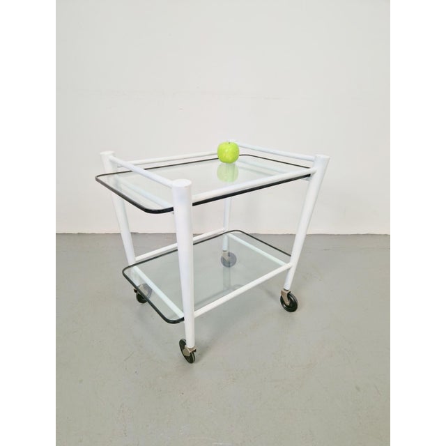 Mid-Century Serving Trolley by Cees Braakman for UMS Pastoe, 1950 For Sale - Image 6 of 7