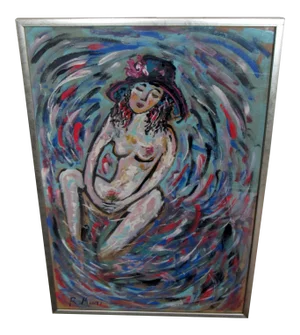 Framed Painting by R. Monti