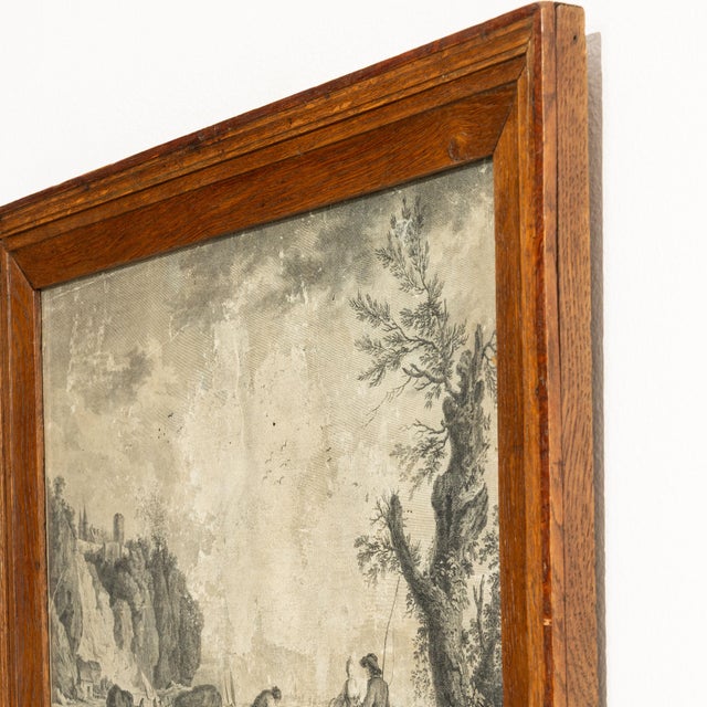19th Century 19th Century France Sienna Wood Print For Sale - Image 5 of 15
