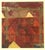 C1979 Original Steven Sorman (American 1948-Present) Mixed Media Framed Collage 'Untitled Red' For Sale - Image 13 of 18
