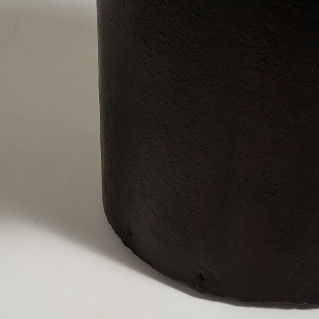 Iron Side Table with Stone Top, Antique, China, Early 20th Century For Sale - Image 4 of 12