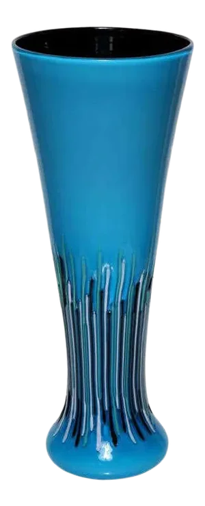 Late 20th Century Versace for Venini Rivoli Vase (Signed)