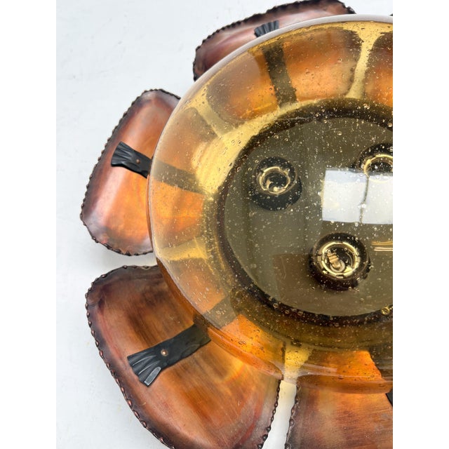 Mid-Century Modern Brutalist Air Bubble Ceiling Lamp from Koch & Söhne, 1960s For Sale - Image 3 of 12