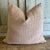 Wood Custom Hand Made Patchwork Vilana Wool Pillow Includes Down Feather Insert For Sale - Image 7 of 8