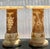 Mid 20th Century Vintage Italian Carved Alabaster Pedestals - A Pair For Sale - Image 5 of 10