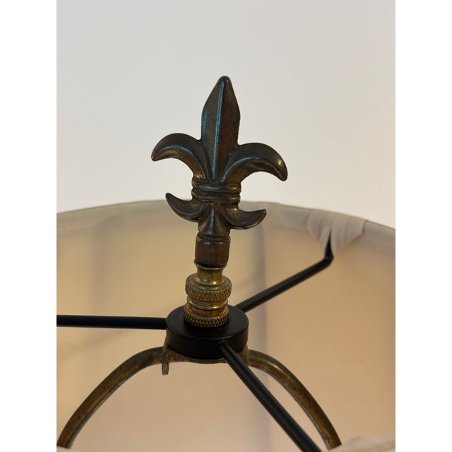 Murano Vintage Murano Pink Ribbed Glass Table Lamp on Marble Base For Sale - Image 4 of 10