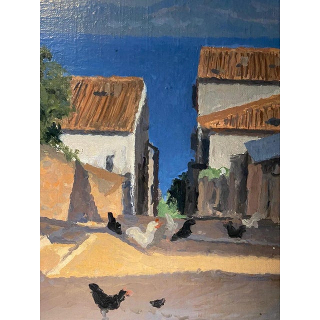 1950s Maurice Blanchet, Sicily, Oil on Canvas, 1950s For Sale - Image 5 of 9