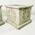 1989 Vintage Italian Florentine Style Medallion Reconstituted Stone Planters - A Pair For Sale - Image 10 of 10