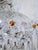 Vintage Crystal Basket Chandelier With Pressed Flower Swags & Amber Beads For Sale In New York - Image 6 of 10