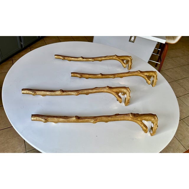 P.E.Guerin Faux Bois Gilt Bronze Table Legs For Sale - Image 16 of 16