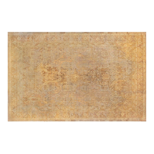 Authentic Indian Amritsar Handmade Wool Carpet For Sale