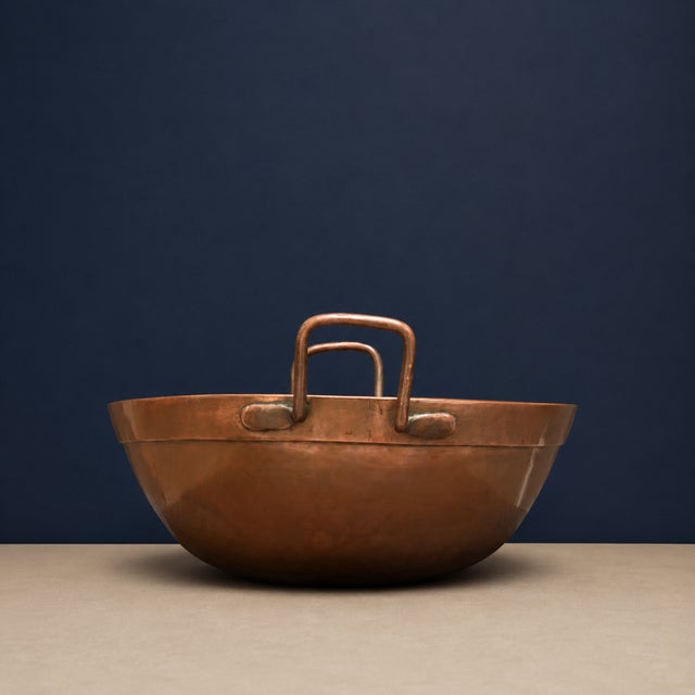 French 19th Century French Copper Confiture Pan For Sale - Image 3 of 3