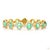 Modern 2.67 Carat Round Brilliant Cut Diamond Emerald Gold Bracelet For Sale - Image 3 of 9