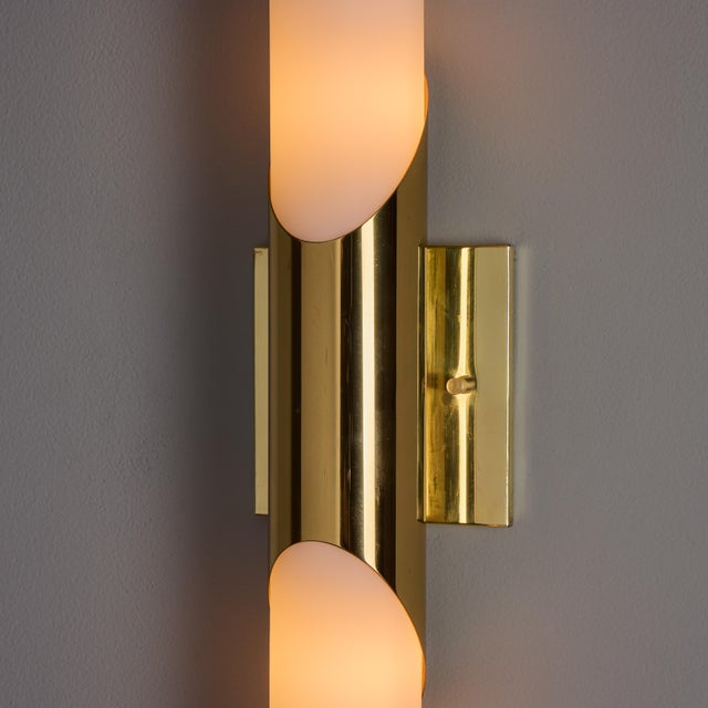 1960s Neuhaus Leuchten Glass and Brass Sconces by Rolf Krueger - a Pair For Sale - Image 15 of 18