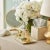 AERIN Classic Faux Shagreen Tissue Box Cover, Cream For Sale In New York - Image 6 of 7