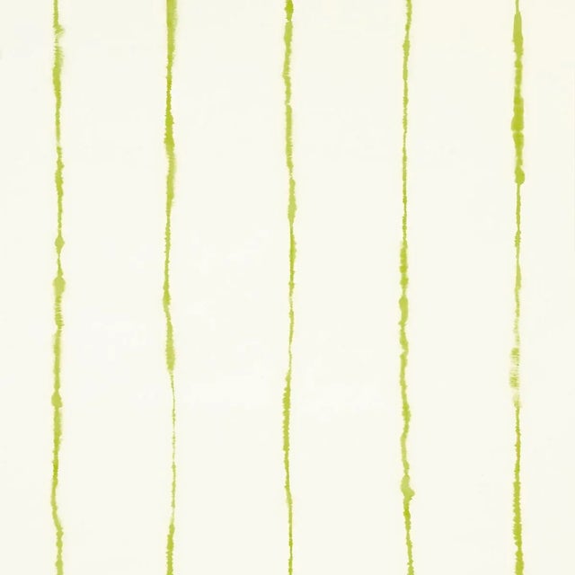 Schumacher Sample - Schumacher x Backdrop Ephemera Wallpaper in Chartreuse For Sale - Image 4 of 4