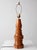 Mid 20th Century Mid Century Turned Mixed Wood Table Lamp With Woven Shade For Sale - Image 15 of 18