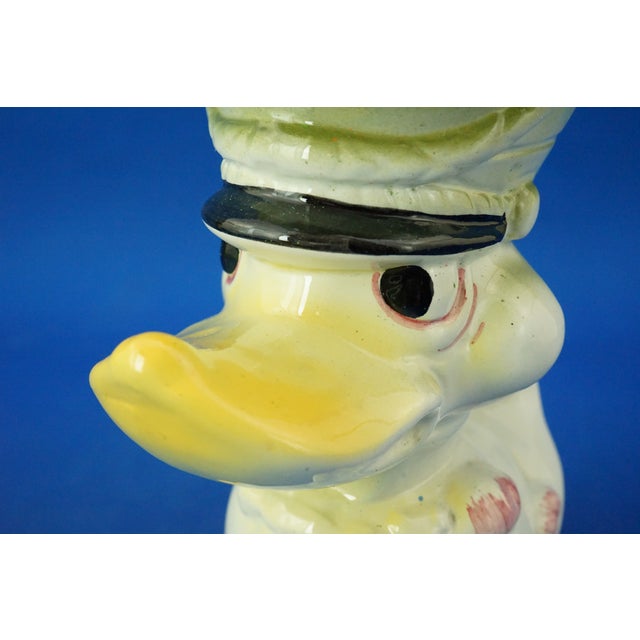 20th Century Deco Ceramic Sugar Bowl Vase Police Duck by Tarcisio Tosin for La Freccia, Italy., 1930s For Sale - Image 18 of 18