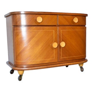 Art Deco Dresser on Wheels, 1930s For Sale