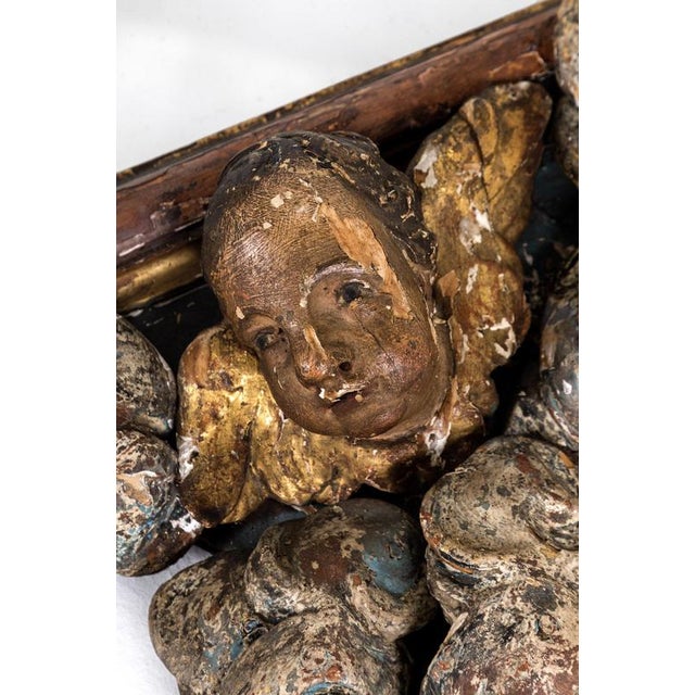 Rococo Painted Mirror, 18th Century For Sale - Image 12 of 14