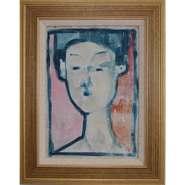 Florentine School Artist, Hidden Portraits XXV, 1990s, Acrylic on Board, Framed For Sale - Image 10 of 10
