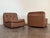Vintage 1970's Brown Leather Modular Sofa For Sale - Image 13 of 18