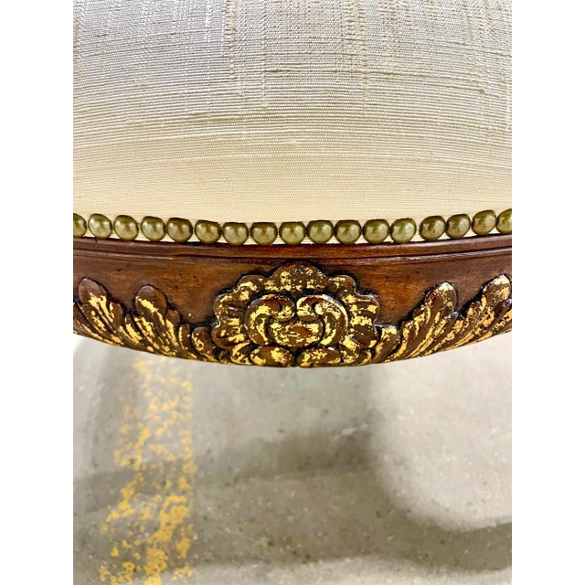 Dennis & Leen for William Switzer Large Louis XV Fauteuils- A Pair For Sale - Image 10 of 11