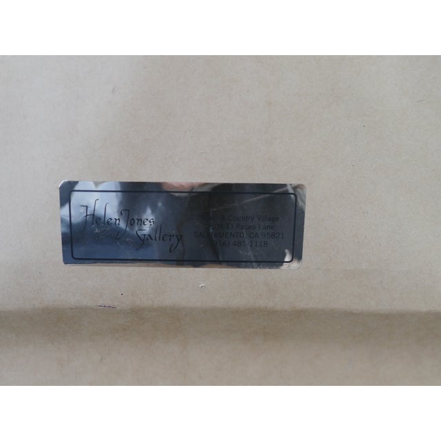 Mid Century Oil Painting Still Life by C John Framed For Sale In Seattle - Image 6 of 8