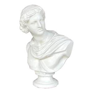 Vintage Boho Global Views Glazed Terra Cotta Bust