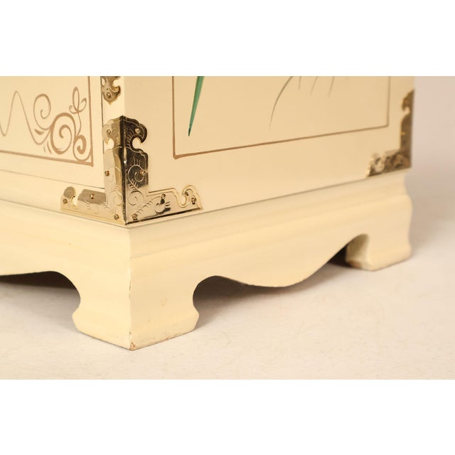 Painted Chinoiserie Style Jewelry Chest For Sale - Image 15 of 18