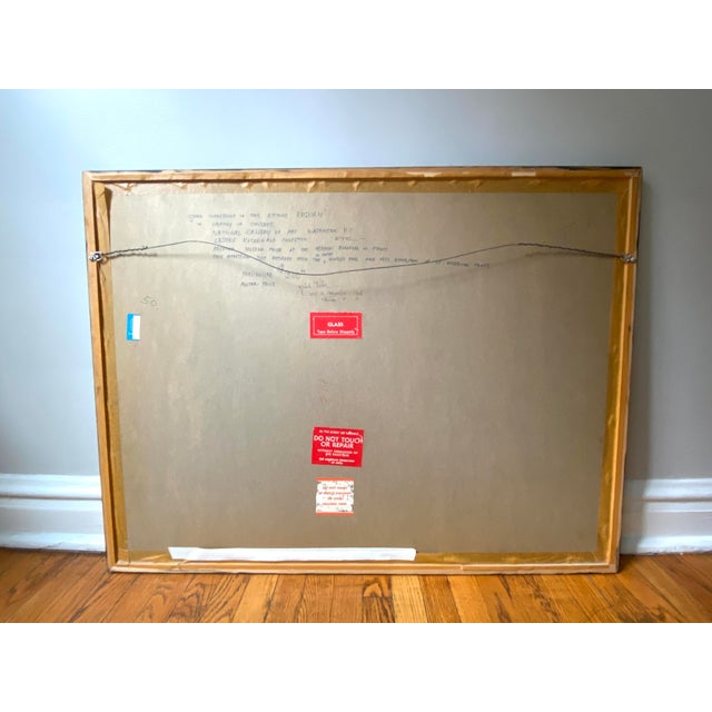 1960s 1963 Misch Kohn “Requiem” Original Aquatint Etching, Framed For Sale - Image 5 of 13