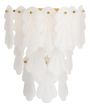 Arteriors Home Malia White Glass Sconce