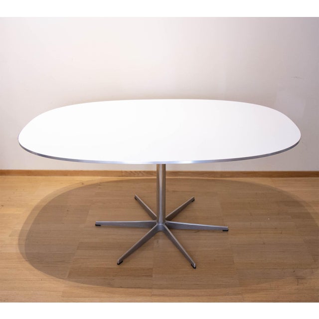 1990s Tavolo Superellipse Dining Table by Piet Hein and Bruno Mathsson for Fritz Hansen, 1995 For Sale - Image 5 of 12