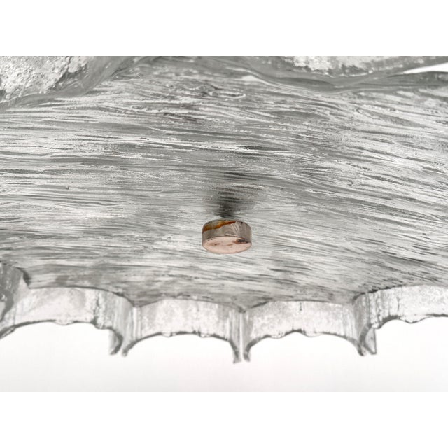 Large Ice Glass Chandelier from Kaiser Leuchten, 1970s For Sale - Image 15 of 18