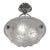 French Art Deco Pendant Light by Degue 1930 France For Sale