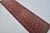 Modern 1960s Ruby Red Color Morocco Decor Handmade Anatolian Runner Rug For Sale - Image 3 of 11