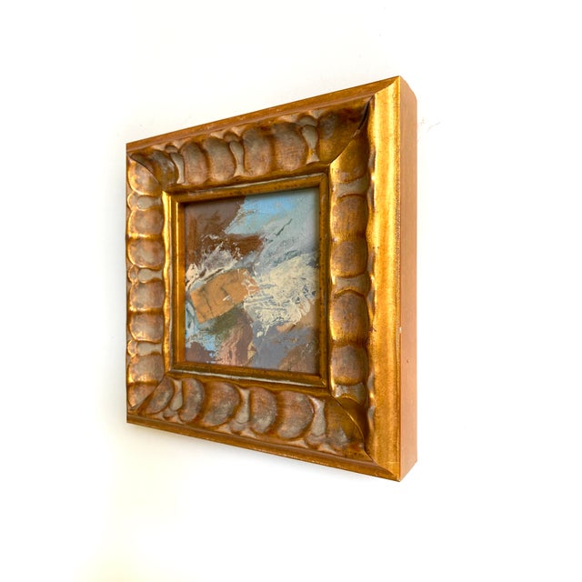 Abstract "Summer Splash" 2026 Framed Mini Painting by Jessalin Beutler For Sale - Image 3 of 3