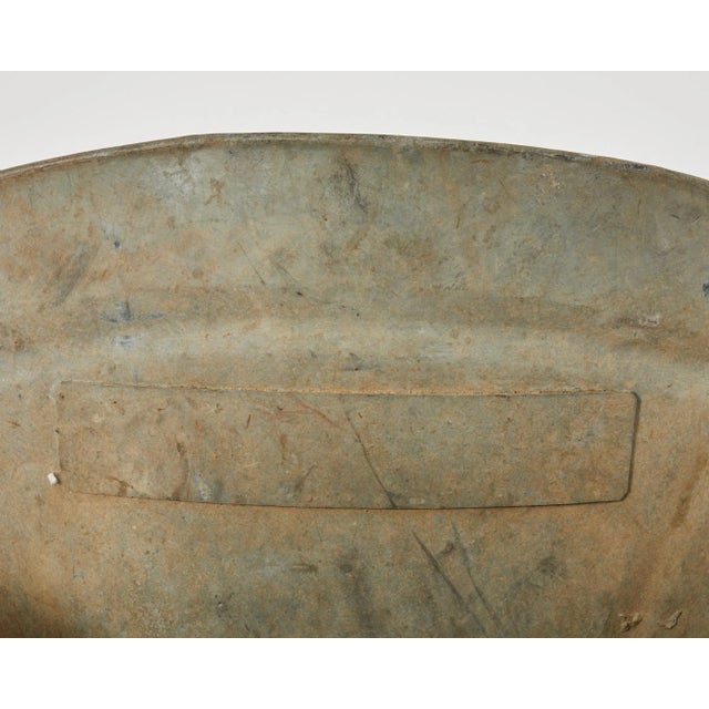 French Zinc Grape Hotte Basket Painted by Ira Yeager For Sale - Image 9 of 12