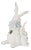 Mother and Baby Rabbit with Florals 10.5"H For Sale