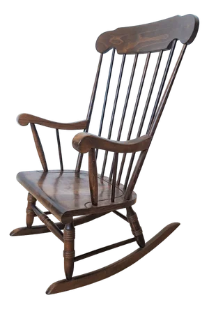 Vintage Scandinavian Rocking Chair, 1970s