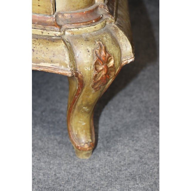 18th C. Italian Venetian Paint Decorated 3 Drawer Commode For Sale - Image 13 of 16