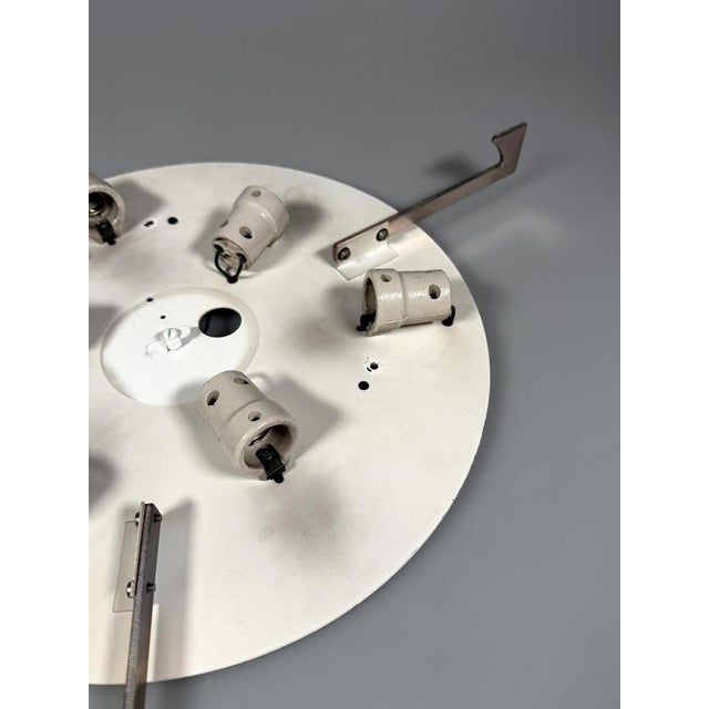 Ice Glass Flush Mount from Kaiser Leuchten, 1960s For Sale - Image 17 of 18