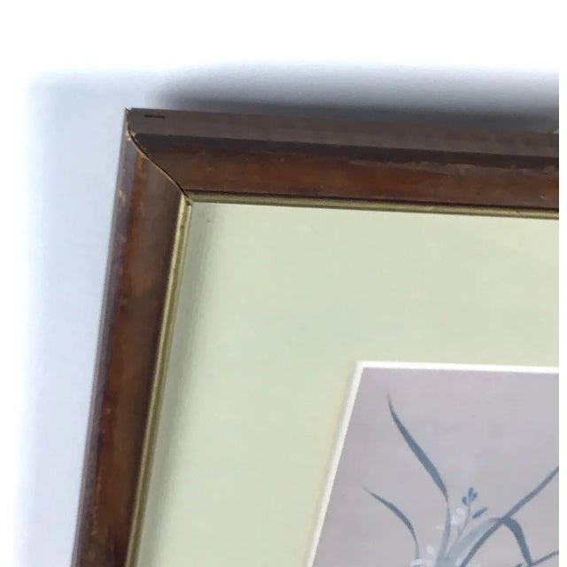 Pair of Wood Framed Asian Style Prints For Sale - Image 10 of 13