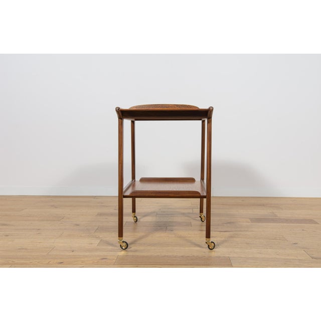 Mid-Century Teak Serving Trolley, Denmark, 1960s For Sale - Image 6 of 17