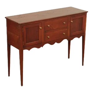 Mid 20th Century Early American Style Custom Cherry Sideboard Server