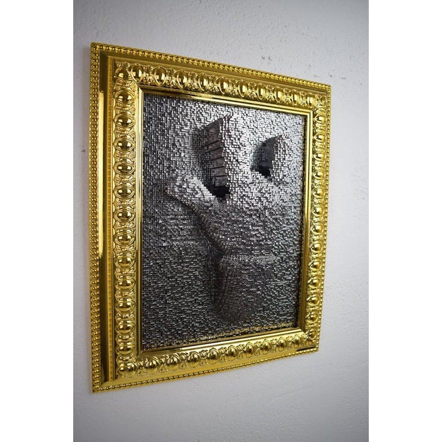 Sagrasse Rock Pin Art Mixed media on resin 44x36x10cm Edition of 100 Sign Boxed This piece is attributed to the mentioned...