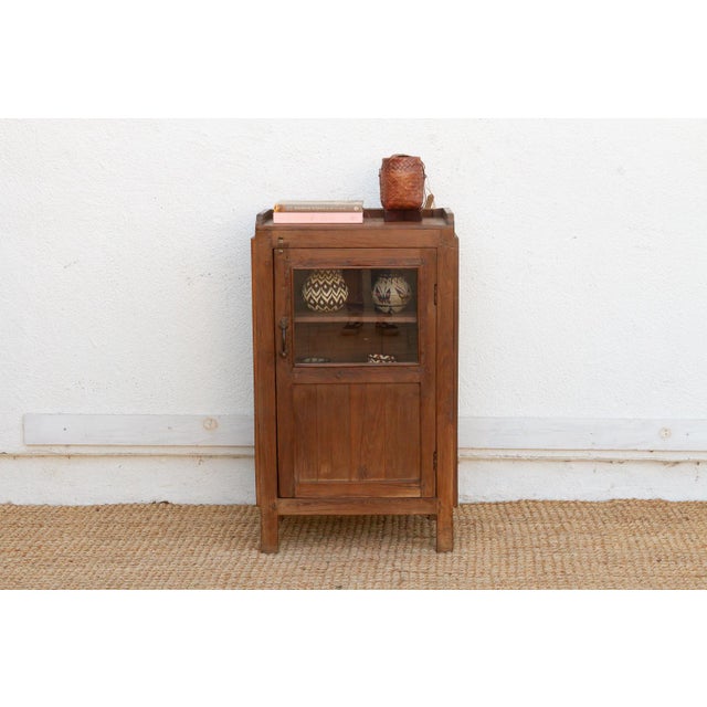 Antique Slim British Colonial Cabinet For Sale - Image 11 of 11