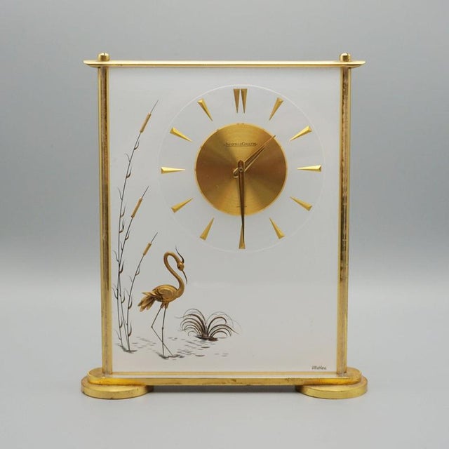 Marina Mantel Clock by Jaeger LeCoultre for Aeg, 1960s For Sale - Image 10 of 10