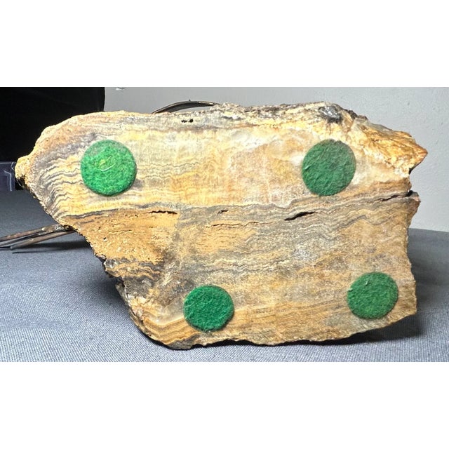 Metal Vintage 1970’s American Brutalist Welded Copper/Brass Metal Sailboat on Stone Base Sculpture by Bijan Bahar For Sale - Image 7 of 7