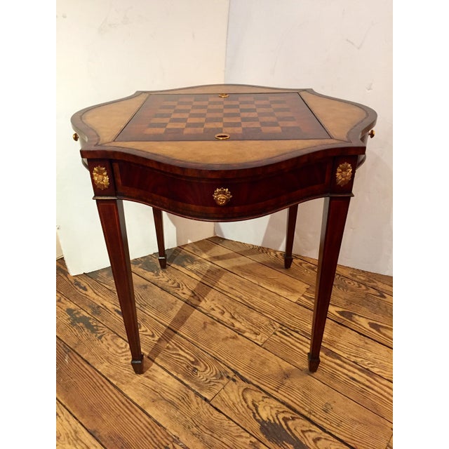 1980s Traditional Maitland Smith 2-Sided Mahogany ...